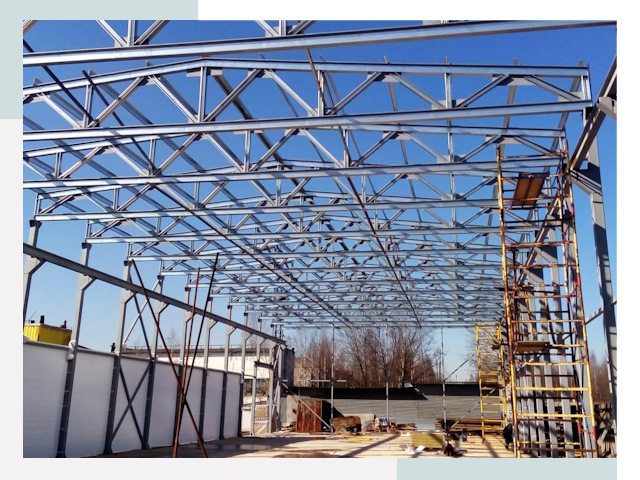 Строительство цехов в Добрянка от 606 руб. под ключ