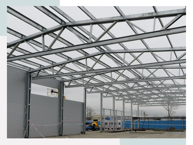 Строительство складов в Добрянка от 606 руб. за м²