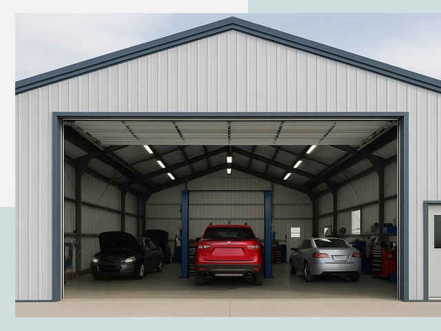 Ангары из сэндвич панелей от 606 руб. в Добрянка