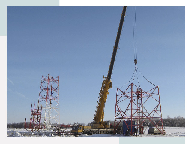 Монтаж вышек связи в Добрянке