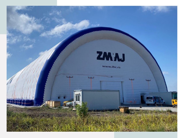 Брендирование ангаров в Добрянке