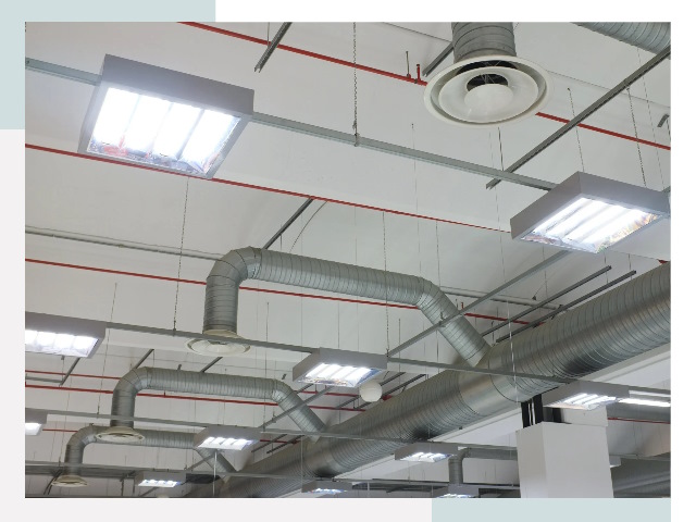 Вентиляция ангаров в Добрянке
