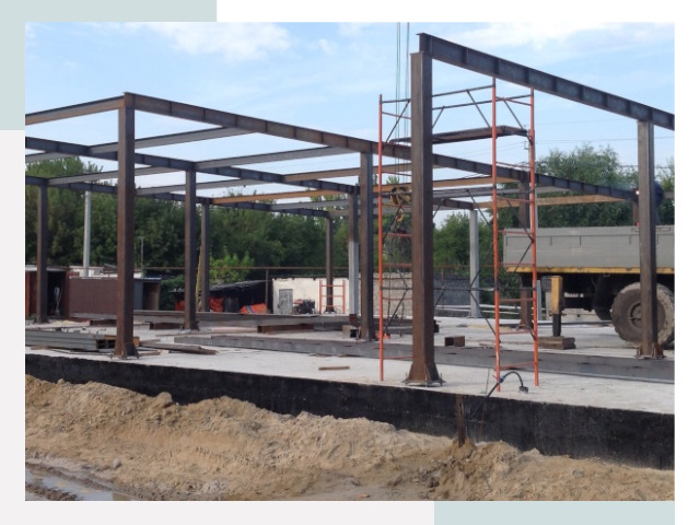 Фундамент для ангаров в Добрянке