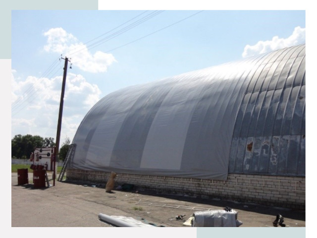 Ремонт ангаров в Добрянке