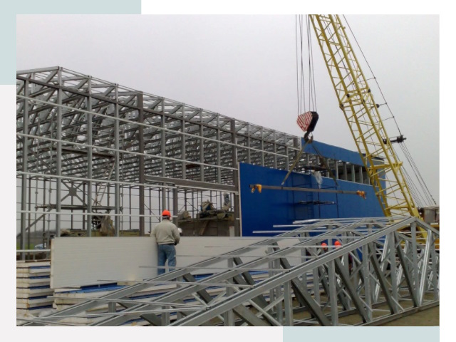 Монтаж ангаров в Добрянке