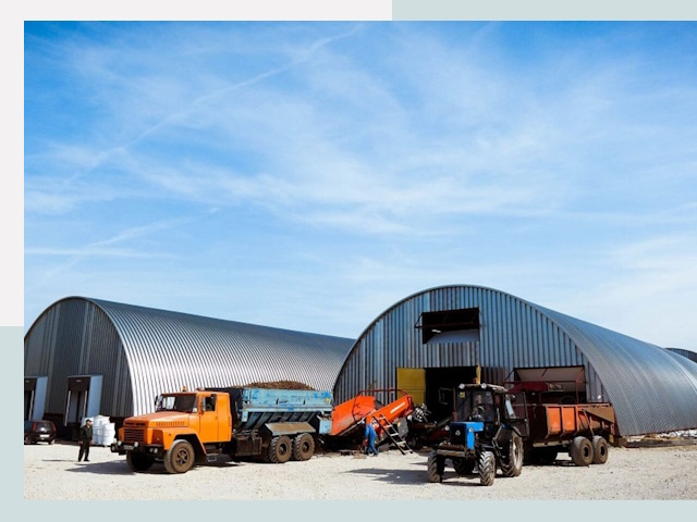 Ангары для спецтехники в Добрянке