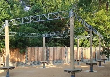 Терраса из металлоконструкций под ключ, проектирование, изготовление и монтаж от СтальСтрой-Дбр